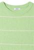 Gestreifter Strukturpullover bamboo green melange