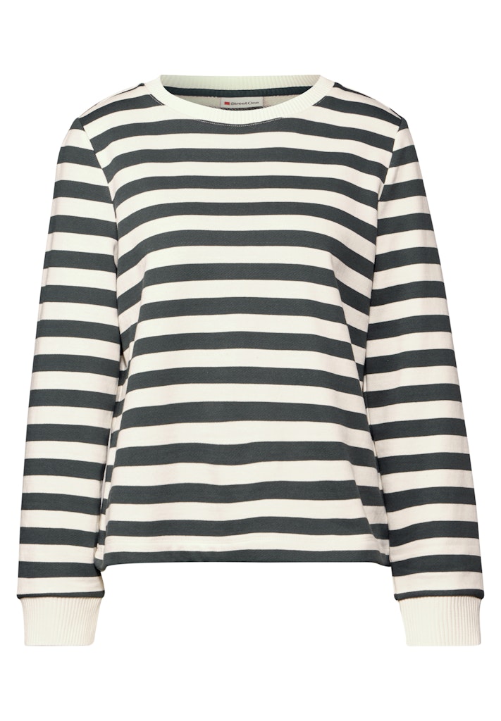 STREET ONE Sweater im Streifen-Look günstig online kaufen