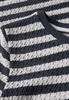 Gestreiftes Ajour T-Shirt urban navy blue
