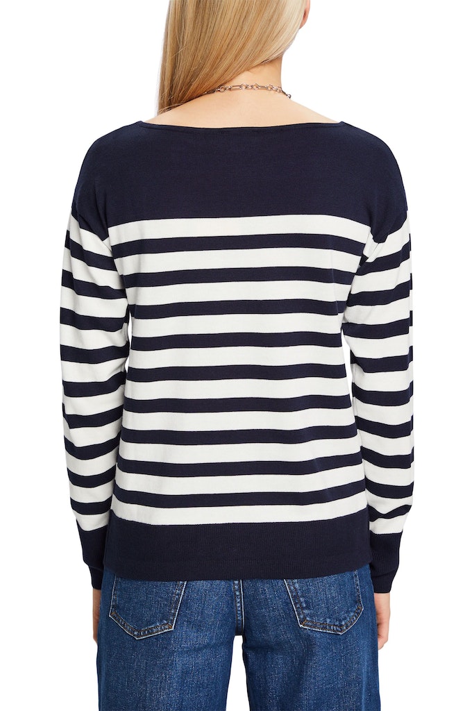 gestreiftes-baumwoll-sweatshirt-mit-bootausschnitt-navy