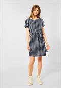Gestreiftes Jerseykleid river blue