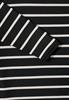 Gestreiftes Kapuzenshirt black