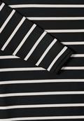 Gestreiftes Kapuzenshirt black