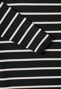 Gestreiftes Kapuzenshirt black