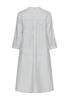 Gestreiftes Kleid mit Knopfleiste ocean blue- white