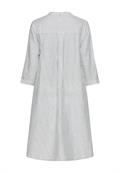 Gestreiftes Kleid mit Knopfleiste ocean blue- white
