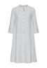 Gestreiftes Kleid mit Knopfleiste ocean blue- white