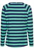 Gestreiftes Langarmshirt aus reiner Baumwolle peppermint stripes