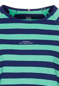 Gestreiftes Langarmshirt aus reiner Baumwolle peppermint stripes
