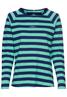 Gestreiftes Langarmshirt aus reiner Baumwolle peppermint stripes