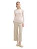 Gestreiftes Langarmshirt mit Bio-Baumwolle beige white stripe