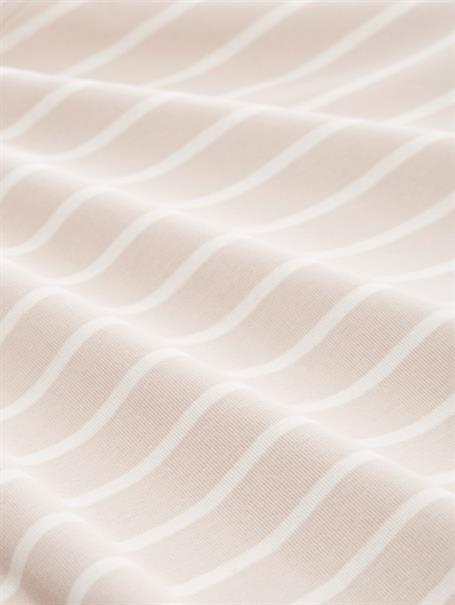 Gestreiftes Langarmshirt mit Bio-Baumwolle beige white stripe