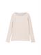 Gestreiftes Langarmshirt mit Bio-Baumwolle beige white stripe