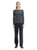 Gestreiftes Langarmshirt mit Bio-Baumwolle navy white stripe