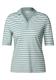 Gestreiftes Piquée Poloshirt cool salvia green