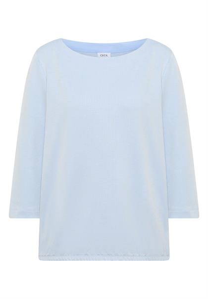 Gestreiftes Shirt cloud blue