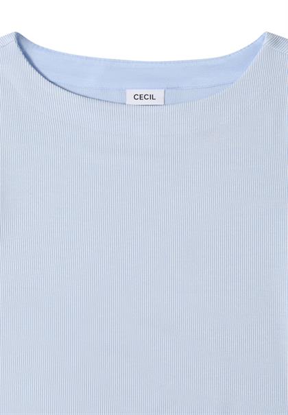 Gestreiftes Shirt cloud blue