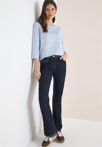 Gestreiftes Shirt cloud blue