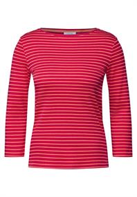 Gestreiftes Shirt granita red