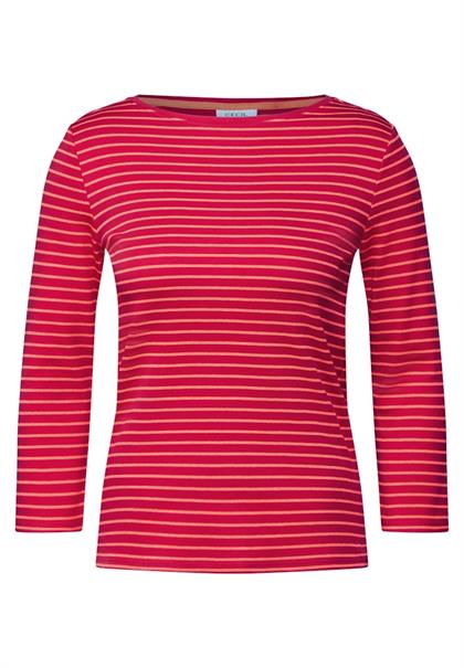 Gestreiftes Shirt granita red