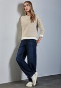 Gestreiftes Shirt honey sand