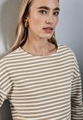Gestreiftes Shirt honey sand