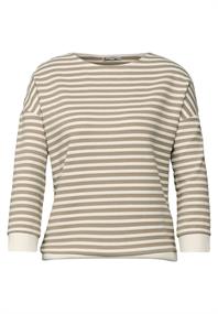 Gestreiftes Shirt honey sand