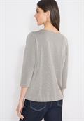 Gestreiftes Shirt macchiato brown