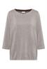 Gestreiftes Shirt macchiato brown