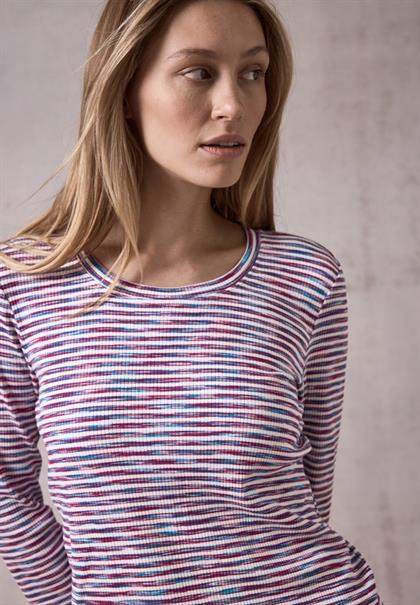 Gestreiftes Shirt multicolor pink