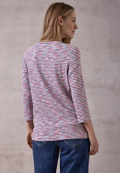 Gestreiftes Shirt multicolor pink