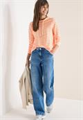 Gestreiftes Shirt pearl beige