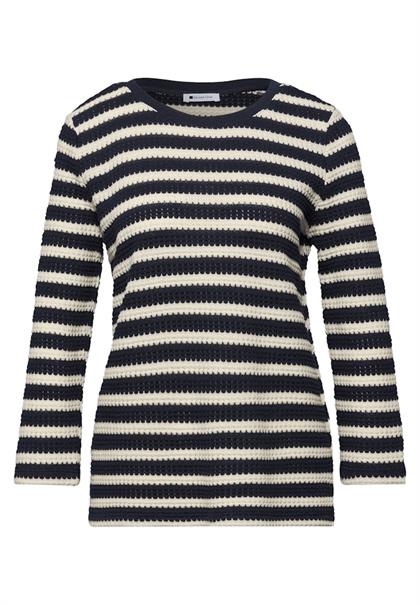 Gestreiftes Shirt shadowed navy