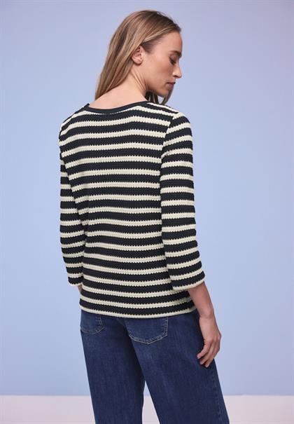 Gestreiftes Shirt shadowed navy