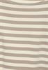 Gestreiftes Shirt smooth sand beige