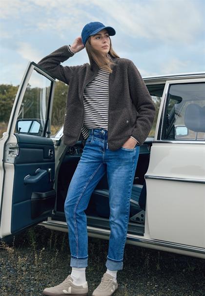 Gestreiftes Shirt universal blue