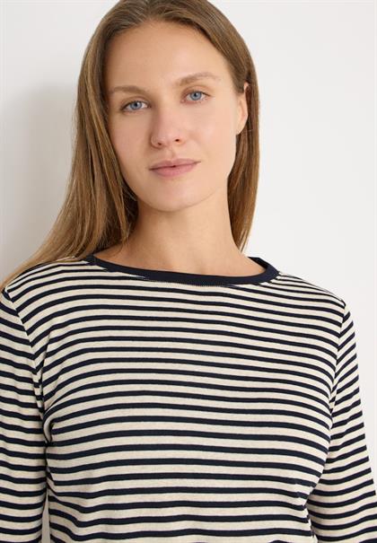 Gestreiftes Shirt universal blue