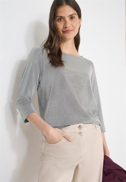 Gestreiftes Shirt universal blue