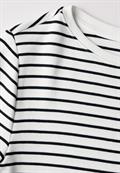 Gestreiftes Shirt vanilla white