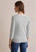 Gestreiftes Shirt vanilla white