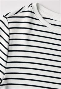 Gestreiftes Shirt vanilla white