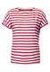 Gestreiftes Strukturshirt glazed apple red