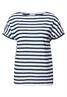 Gestreiftes Strukturshirt urban navy blue