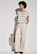 Gestreiftes T-Shirt dark moonstone sand
