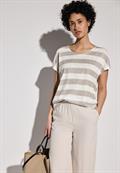 Gestreiftes T-Shirt dark moonstone sand