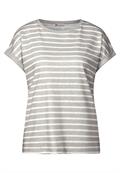 Gestreiftes T-Shirt dark moonstone sand