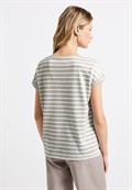 Gestreiftes T-Shirt dark moonstone sand
