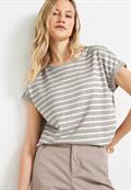 Gestreiftes T-Shirt dark moonstone sand