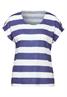 Gestreiftes T-Shirt deep water blue