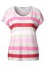 Gestreiftes T-Shirt glory red